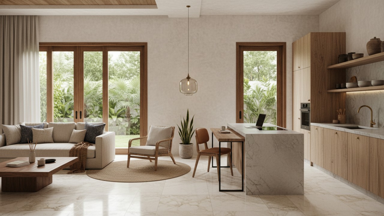 Marmer Lembut dan Kayu Premium Jadi Ciri Quiet Luxury Minimalis