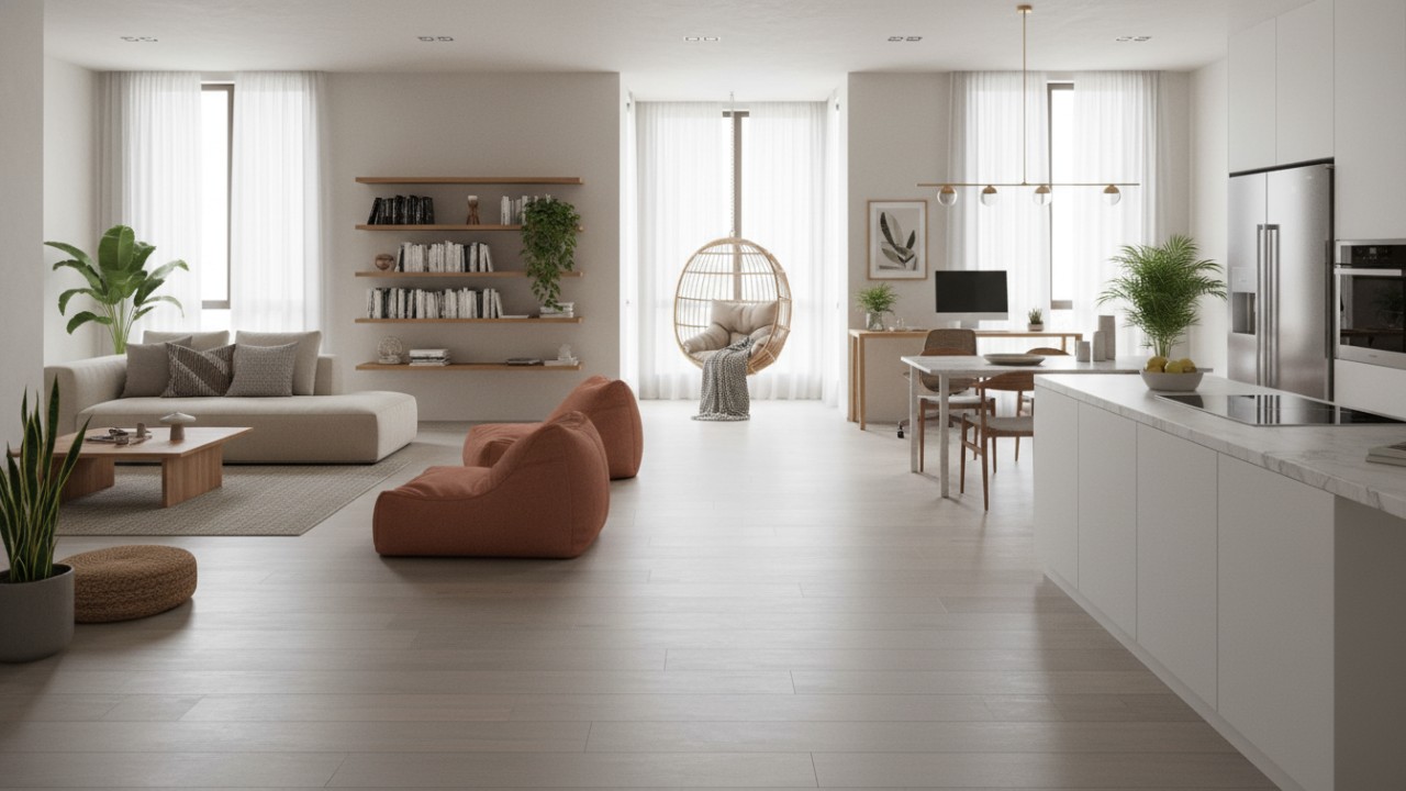 Vinyl Premium Bebas PVC Lebih sehat dan fleksibel untuk hunian urban.