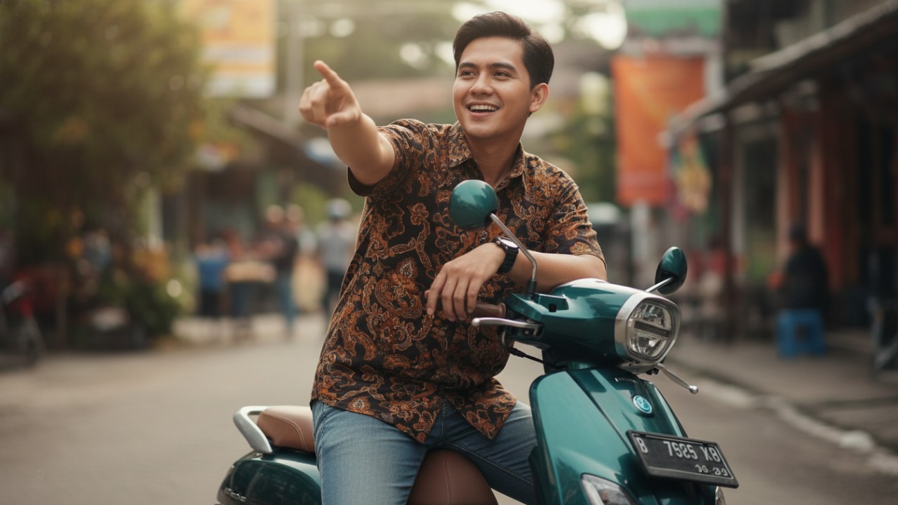 Honda Stylo 160 tampil retro-modern dengan lampu LED bulat, mencerminkan gaya klasik dan teknologi masa kini.
