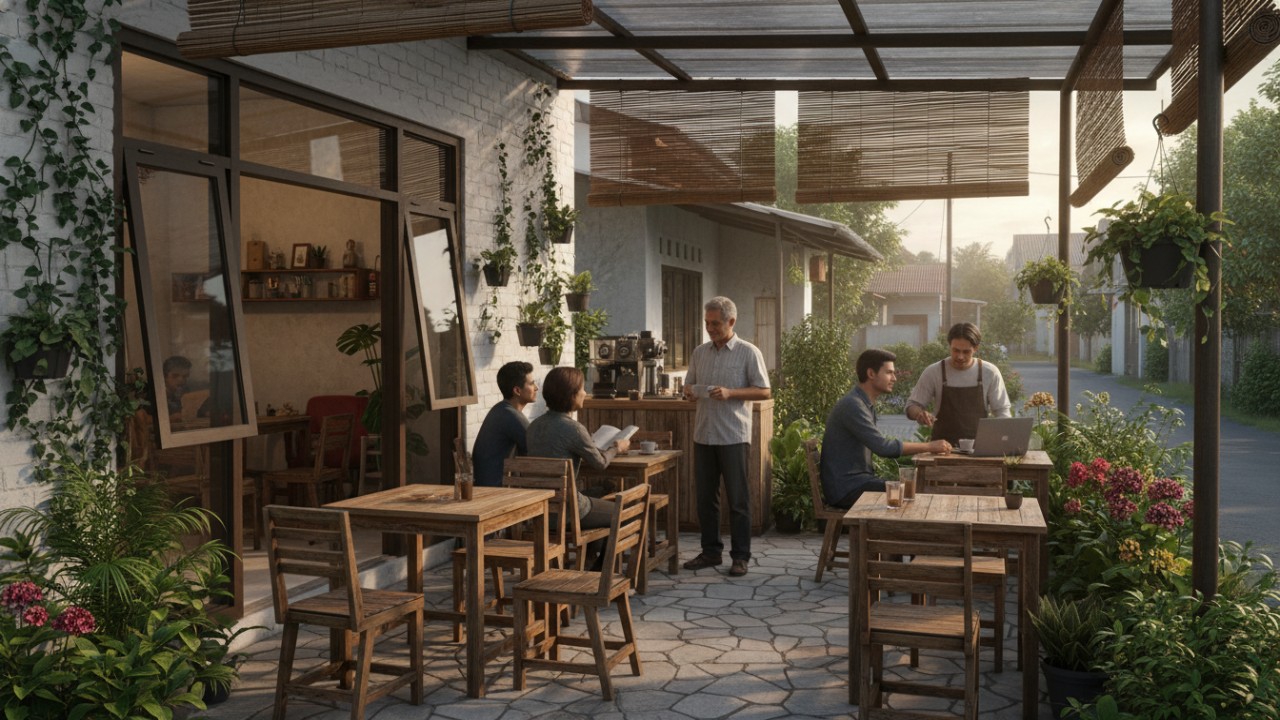 Dari Rumah ke Ruang Kopi, Cerita Kafe Teras  yang Makin Diminati