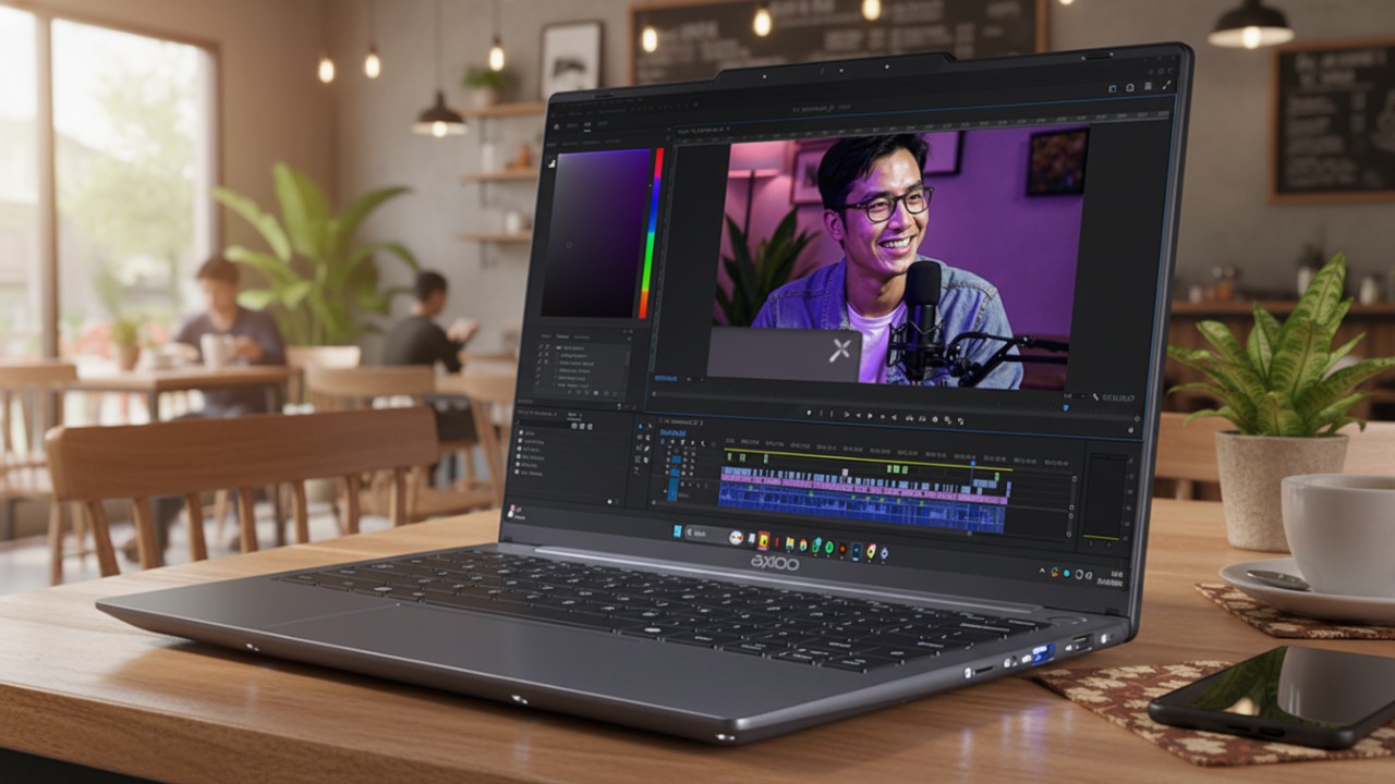 Gambar laptop terbaru dengan desain tipis dan layar berkualitas untuk tahun 2026. Pastikan pilih laptop yang tepat agar tetap canggih di masa depan, Cess!