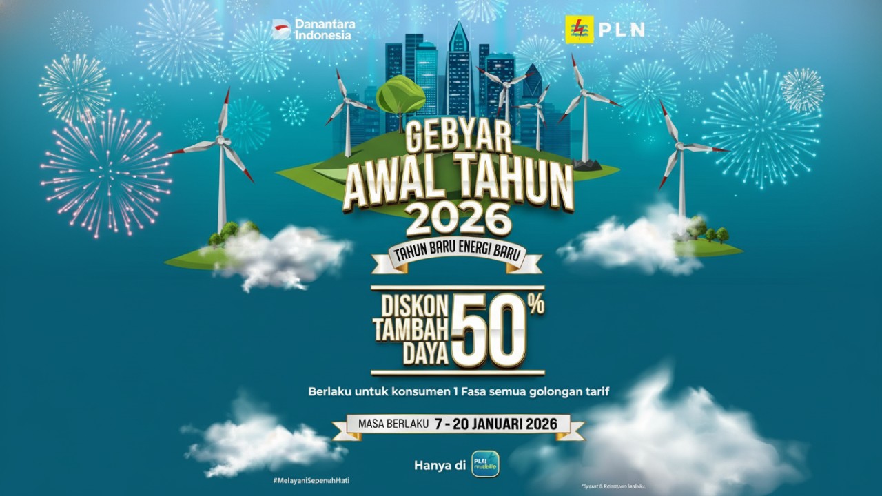 Aplikasi PLN Mobile untuk promo tambah daya listrik awal tahun yang lebih hemat dan praktis.