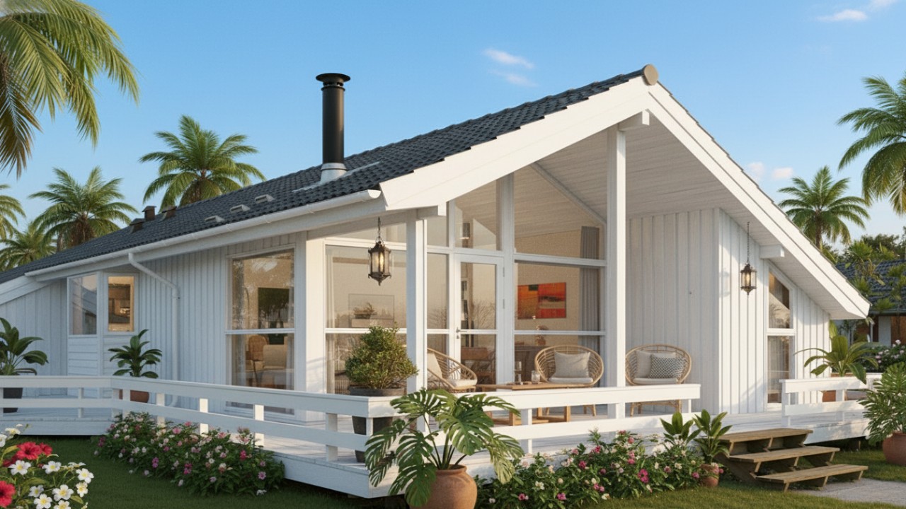 Suasana rumah yang nyaman dan asri dengan pencahayaan yang tepat, tanaman hias, dan furnitur berkualitas.