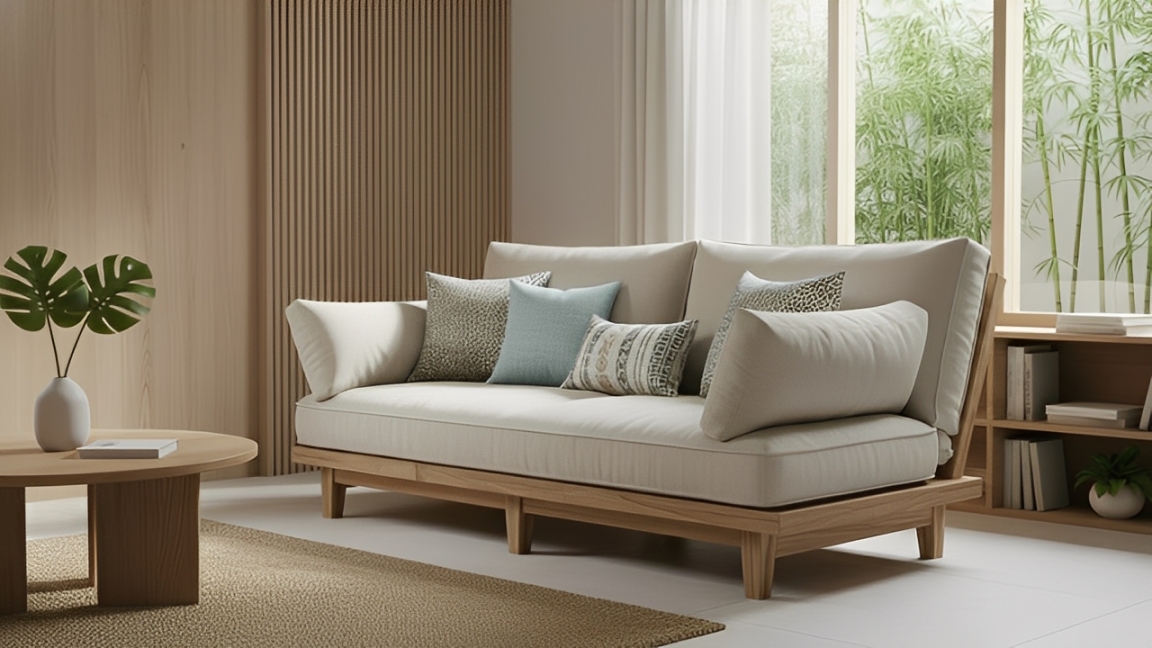 Sofa futon.