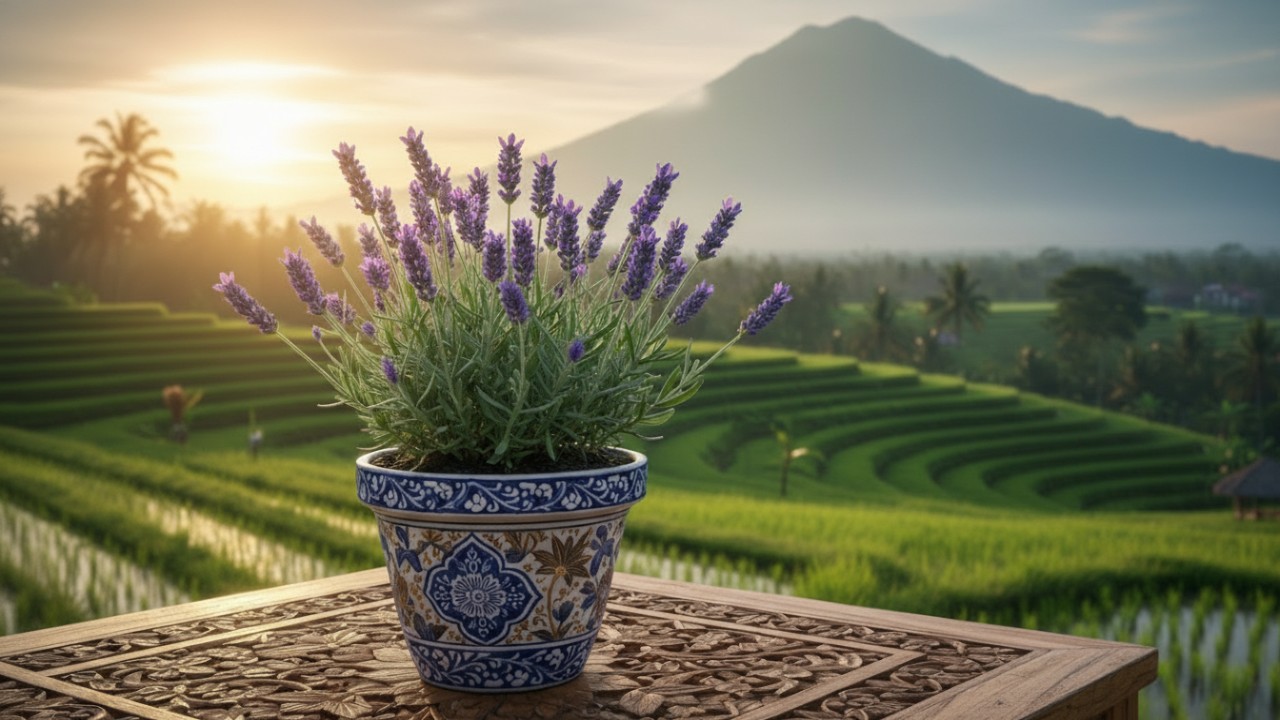 Bunga Lavender.
