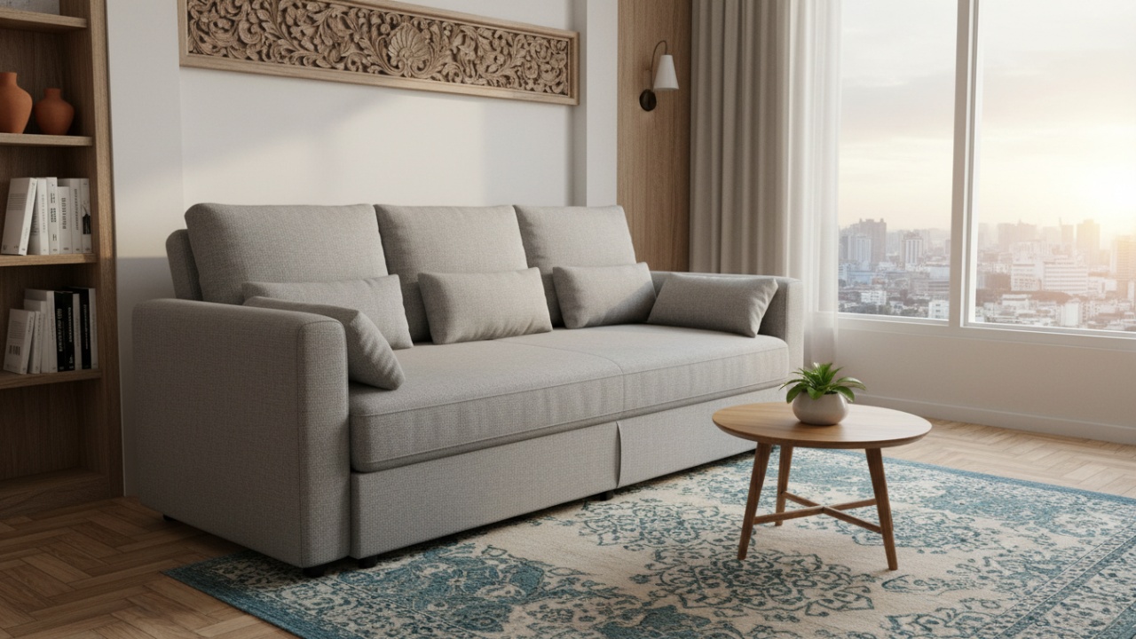 Sofabed, sofa minimalis mutifungsi