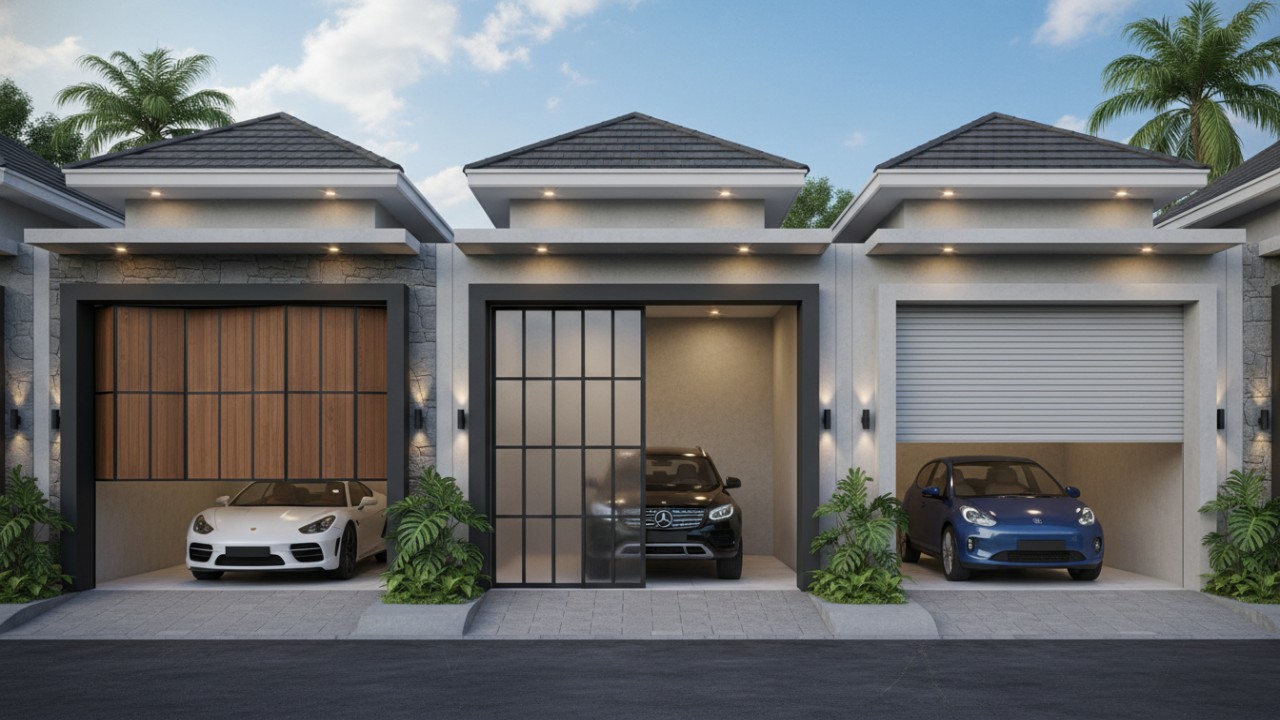 garasi mobil minimalis