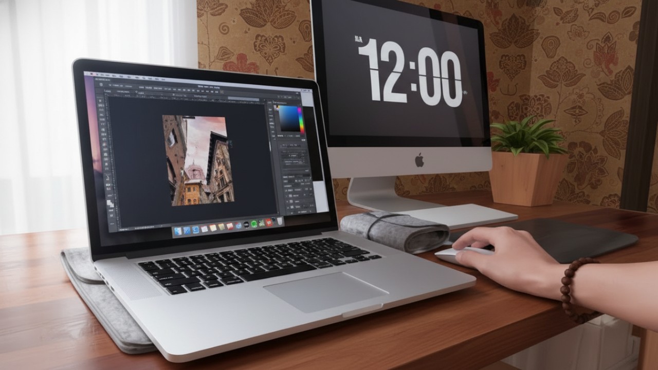 Deretan laptop ASUS, Acer, dan Lenovo dengan layar Full HD siap menunjang kerja desain grafis kreatif.
