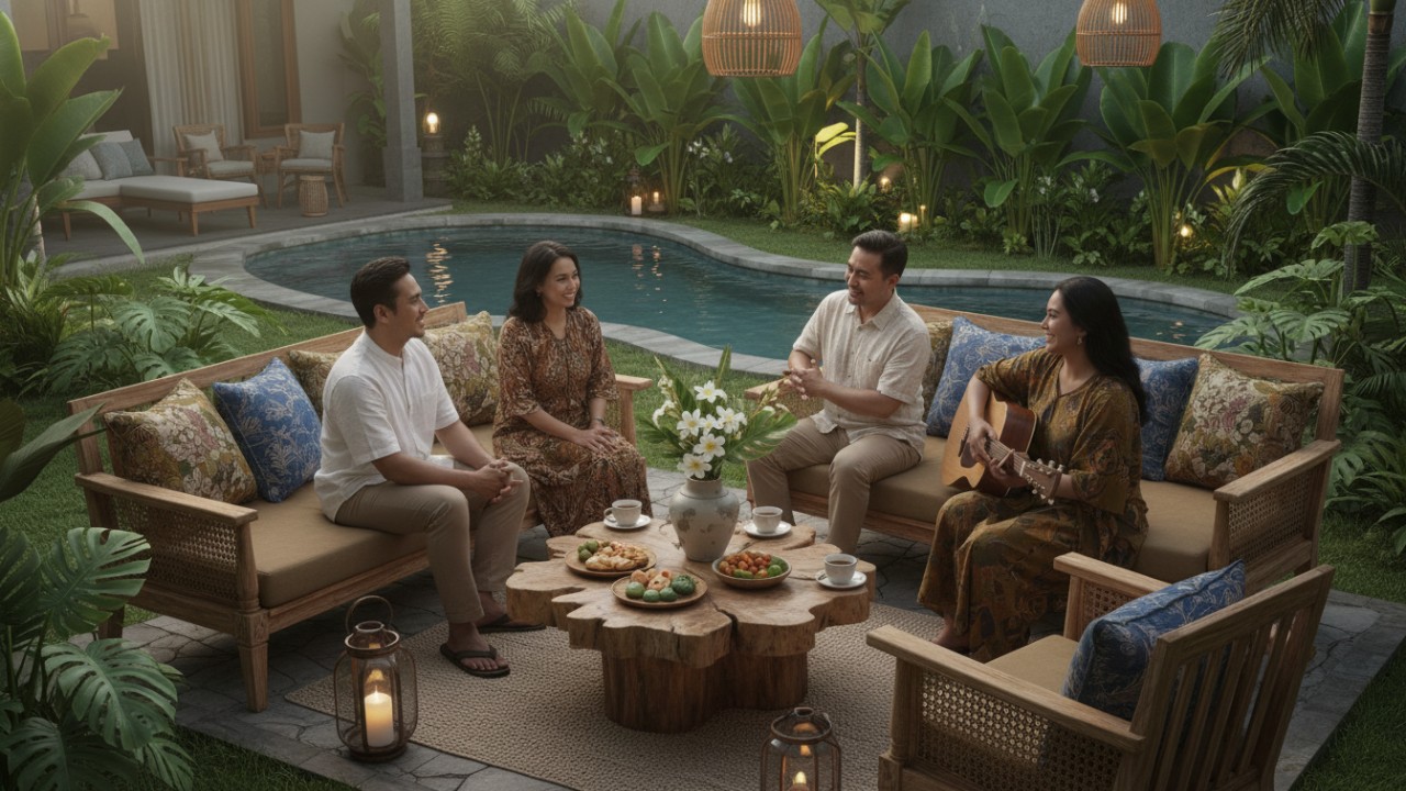 Ruang santai out door