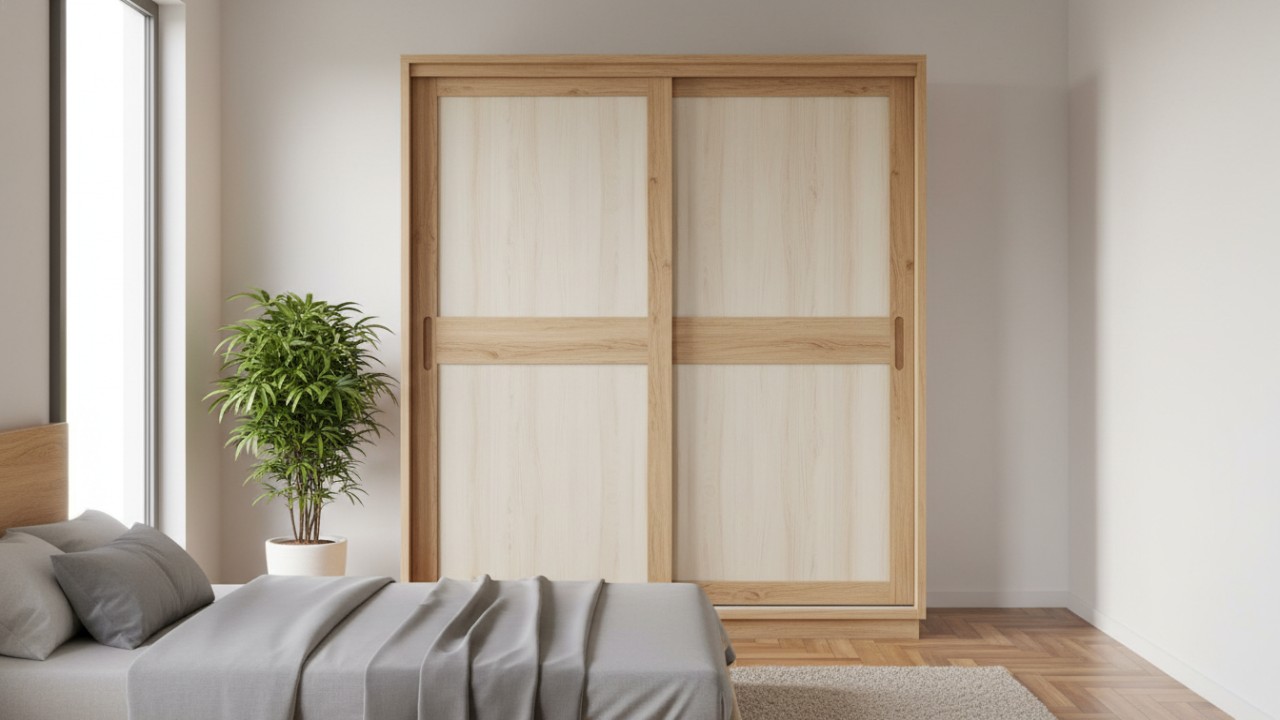 Lemari Minimalis Pintu Geser