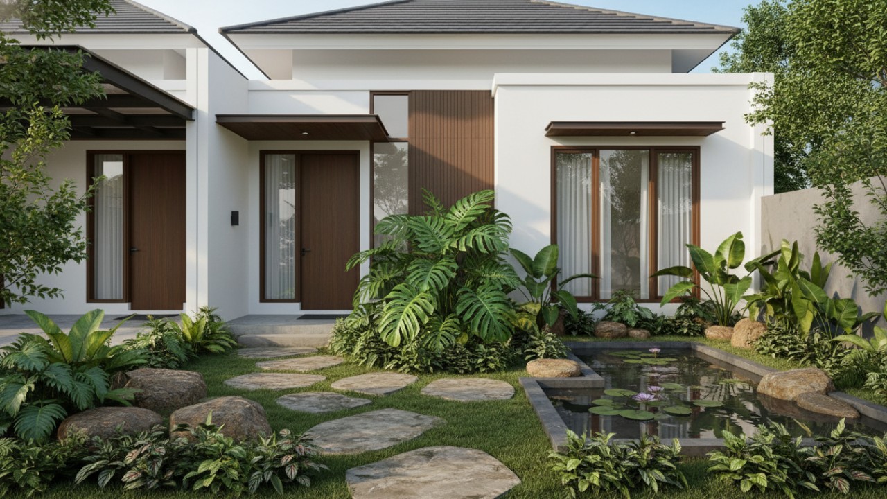 Taman Gaya tropis