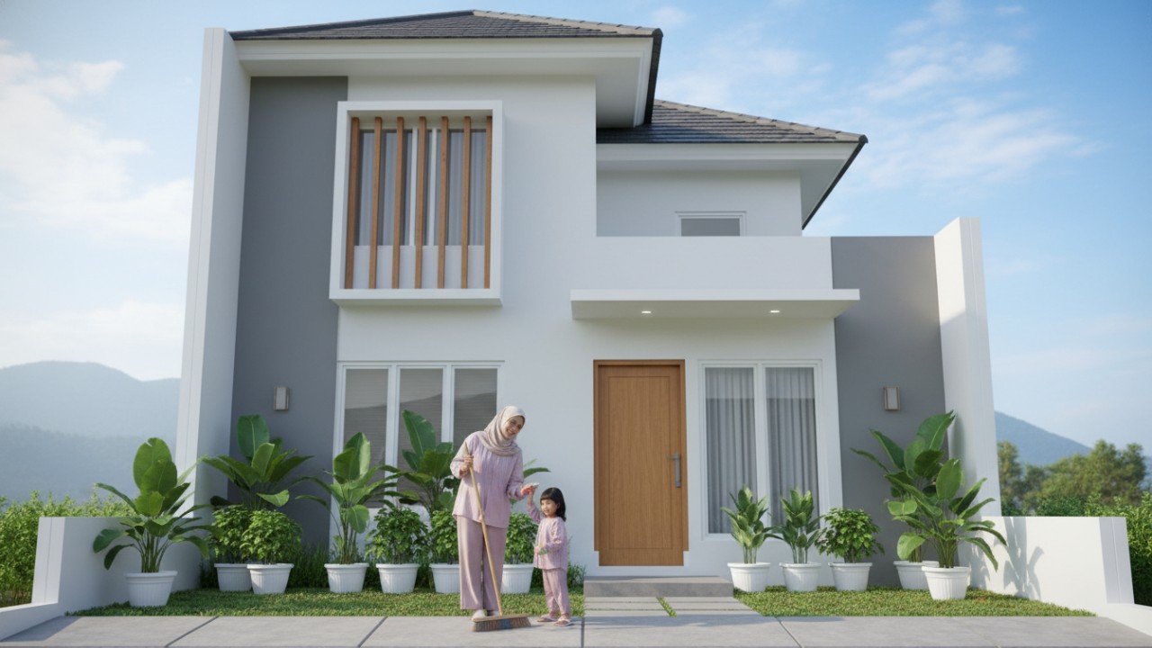 Dari sudut pandang arsitektur, rumah tumbuh menuntut konsistensi desain.