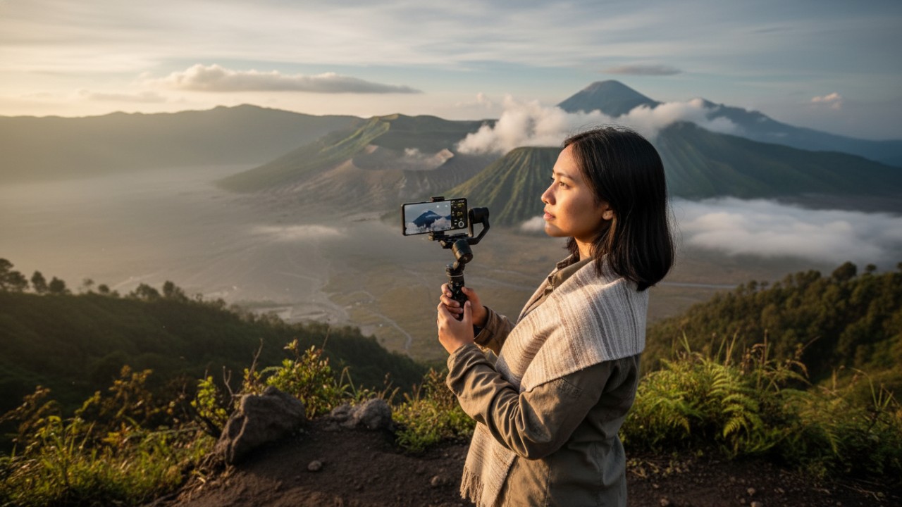 Deretan smartphone videografi premium dan menengah dengan kamera canggih siap merekam konten kreator masa kini.