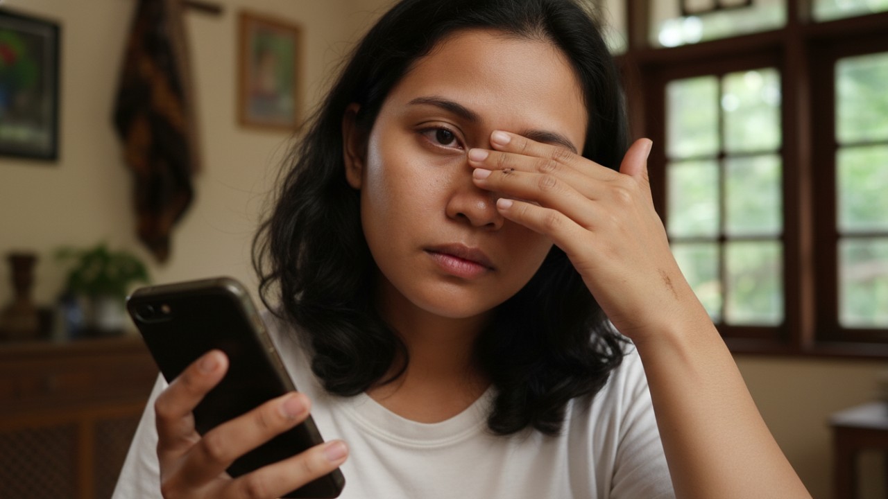 Menggosok mata memang refleks alami saat terasa gatal atau lelah