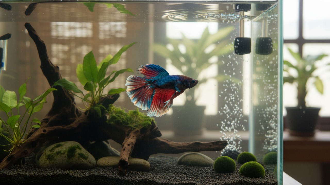 AQUARIUM IKAN CUPANG