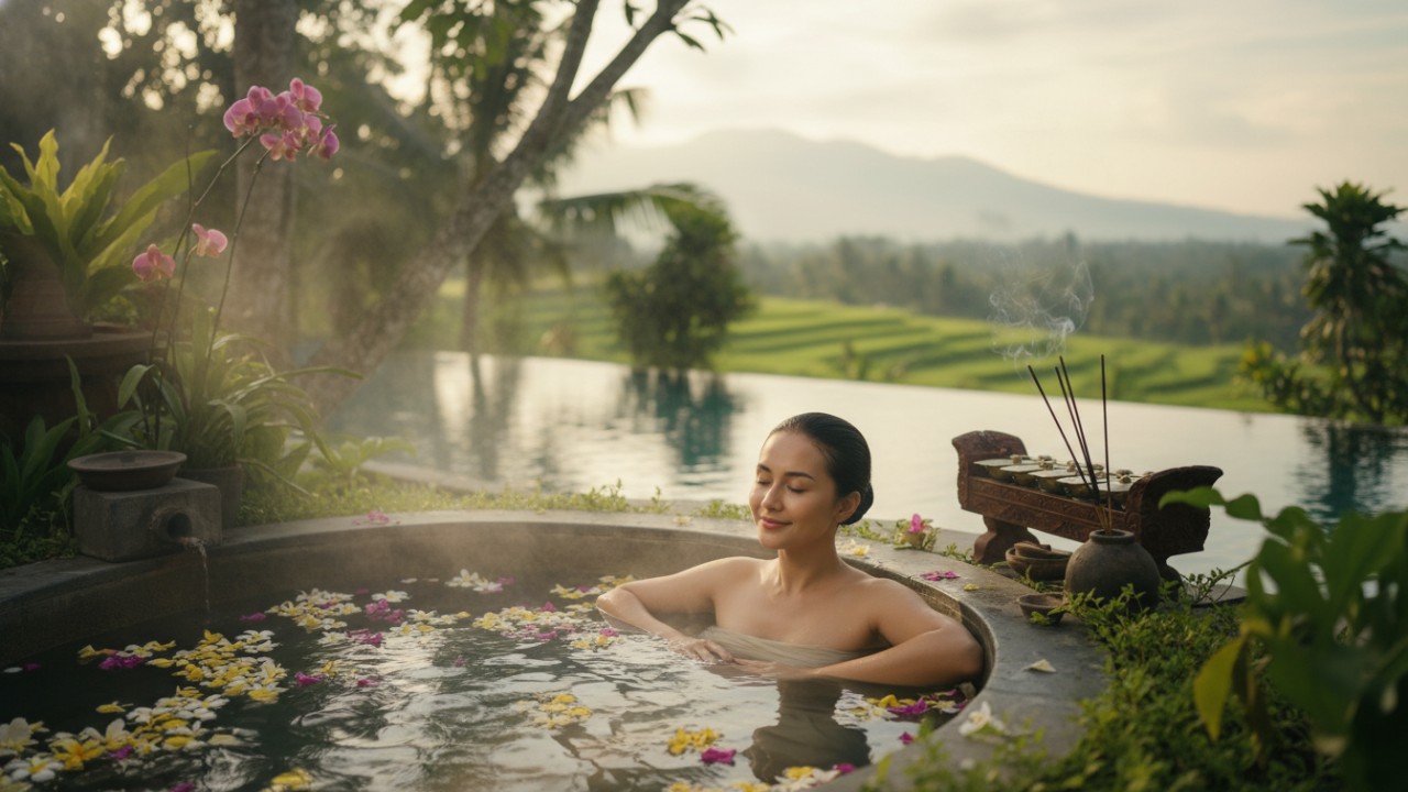 berendam dapat mengurangi stres