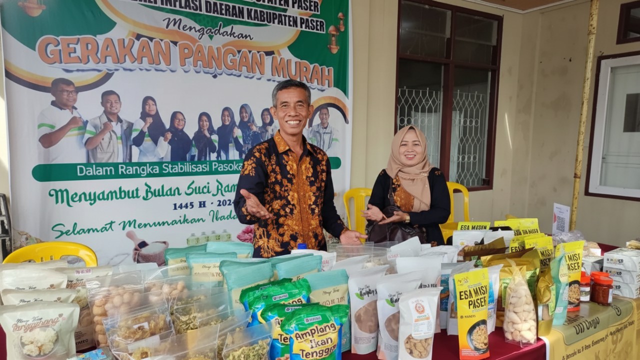 Kegiatan sosialisasi DPMPTSP Paser kepada komunitas UMKM.