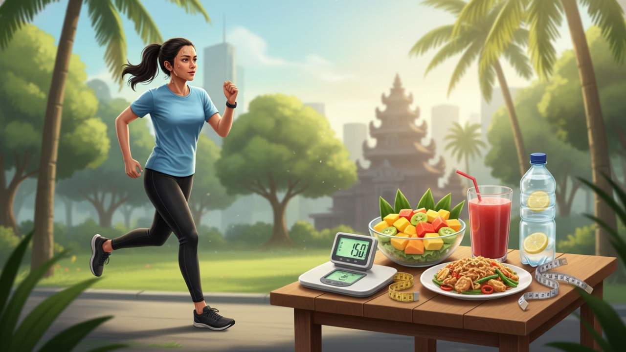 menjaga pola makan saat sedang berolahraga