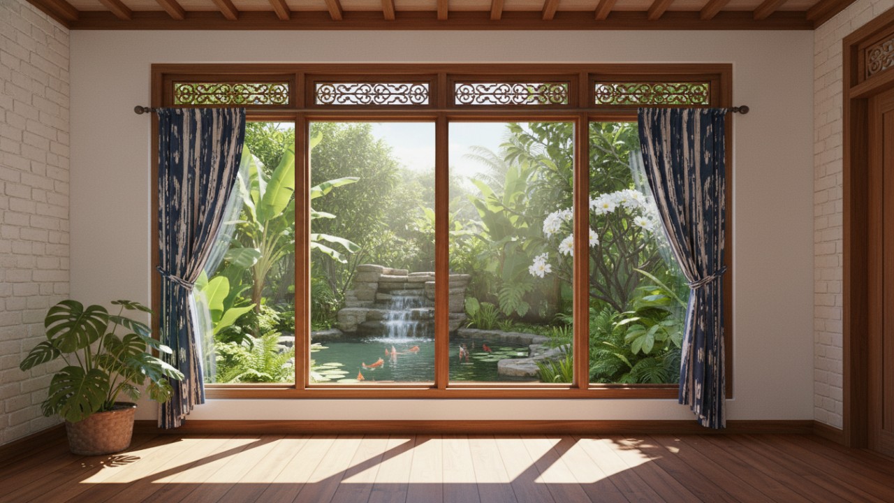 jendela yang bagus buat tempat masuk nya udara