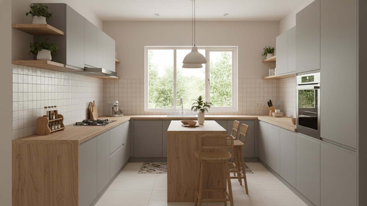 Model dapur minimalis modern terbaru dengan konsep homey menitikberatkan pada kenyamanan visual dan fungsi ruang.