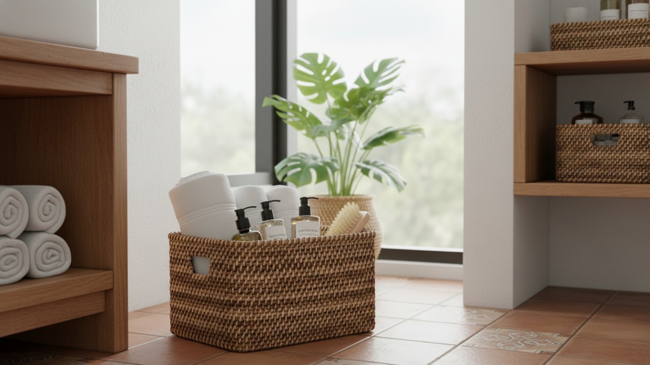 keranjang kamar mandi