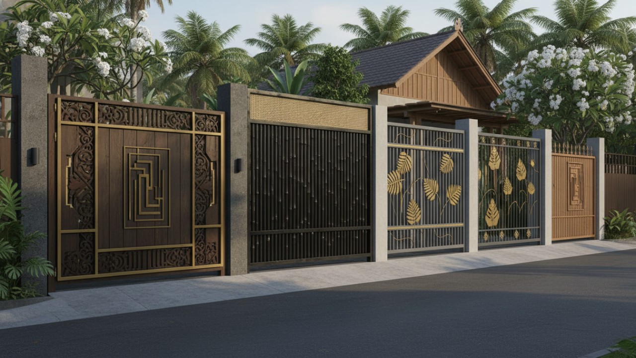 Inspirasi Motif Pagar Minimalis untuk Fasad Rumah Modern yang Rapi