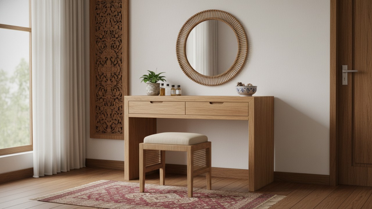 meja rias minimalis modern