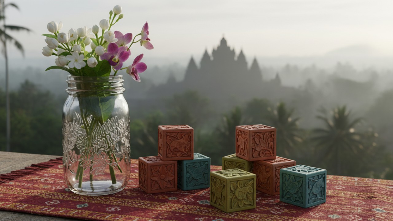 toples mason dan kubus kecil