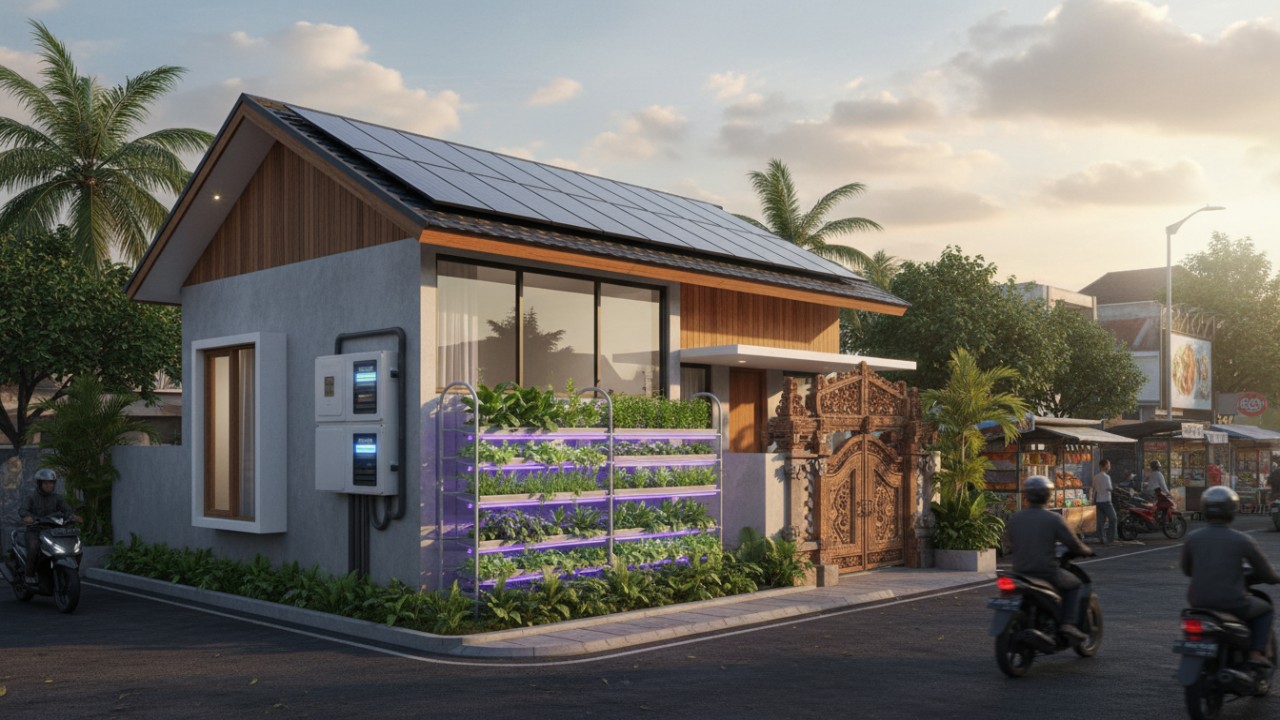 Hunian net-zero modern sebagai simbol rumah masa depan