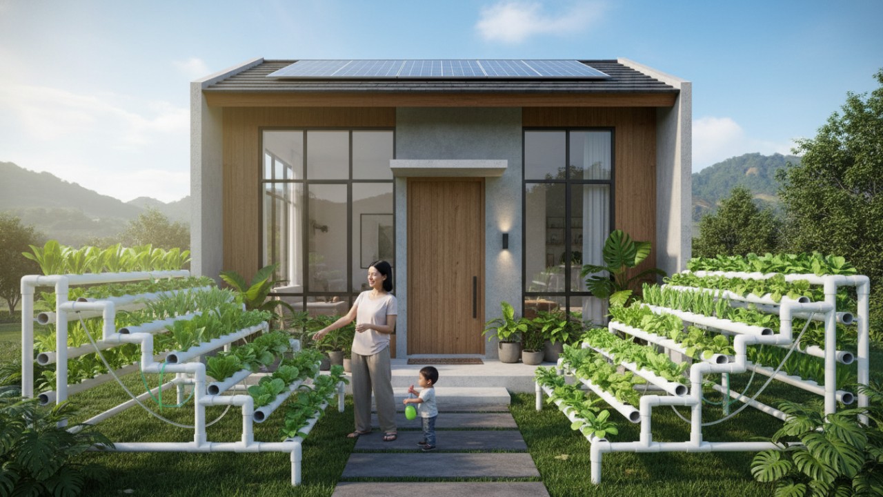 UMKM Hidroponik dan Perubahan Fungsi Rumah Minimalis Perkotaan
