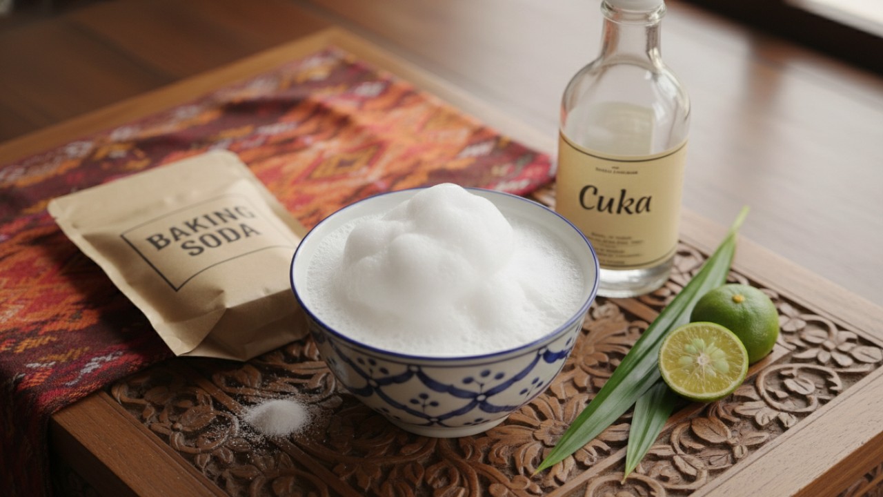 baking soda dan cuka