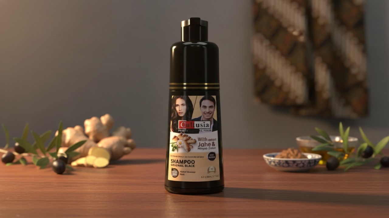Cultusia Coloring Shampoo Original Black.