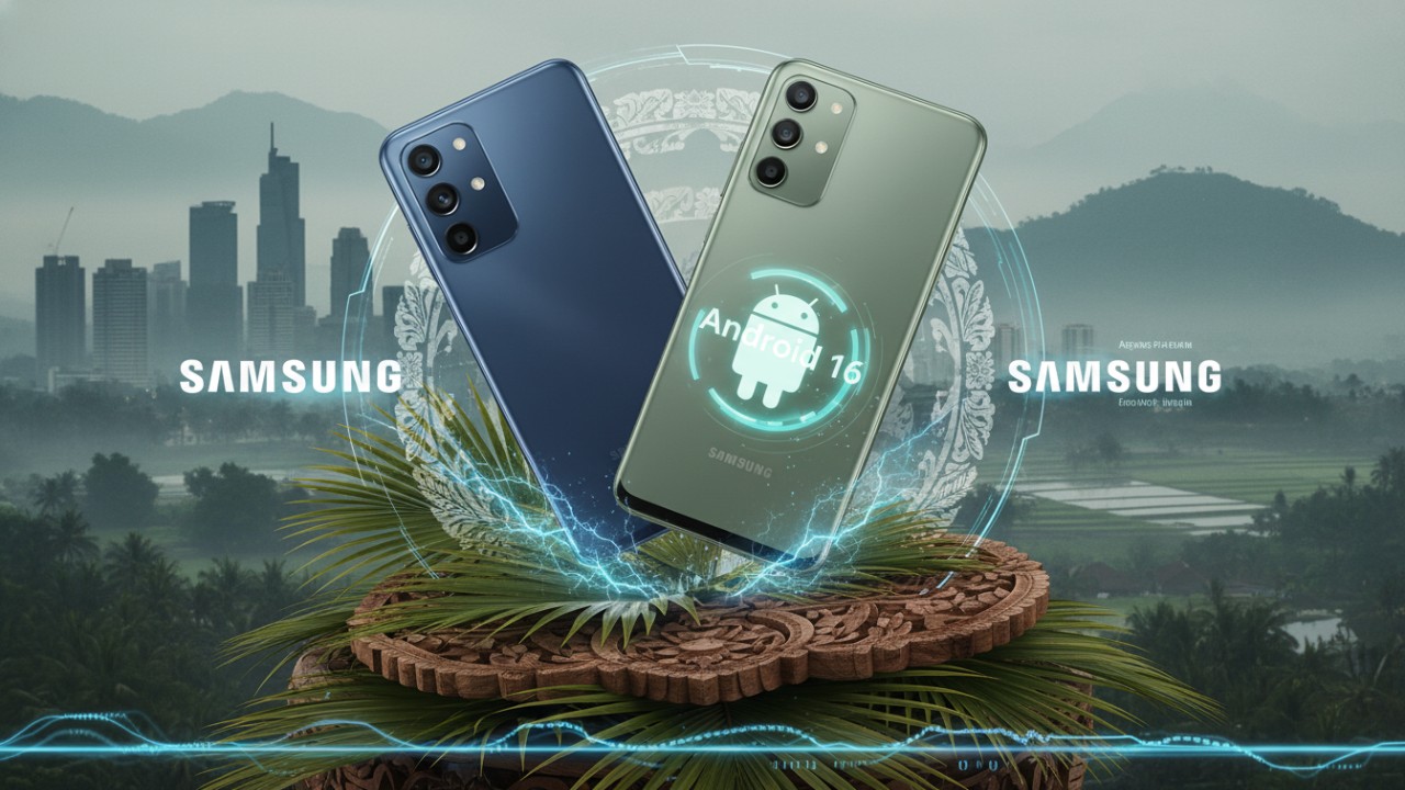 Visual Galaxy A57 dan A37 dengan desain khas seri A.