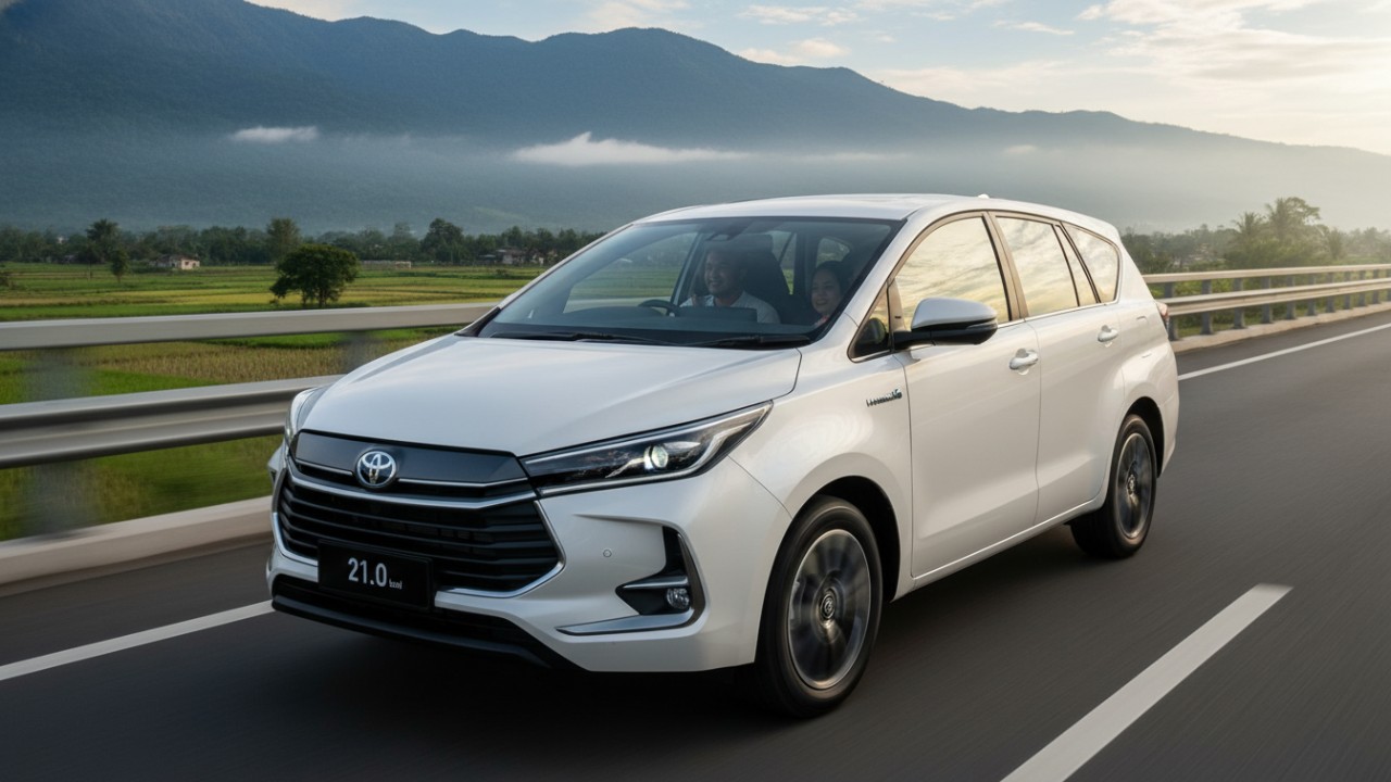Kijang Innova Zenix Hybrid menonjolkan teknologi dan efisiensi bahan bakar.