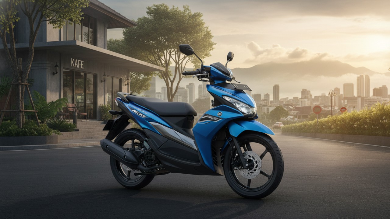 Yamaha Mio M3 hadir dengan desain ramping yang enak dilihat sekaligus nyaman dipakai. Mesin Blue Core 125cc dikenal efisien dengan konsumsi bahan bakar sekitar 48 km per liter. Performa cukup untuk ak