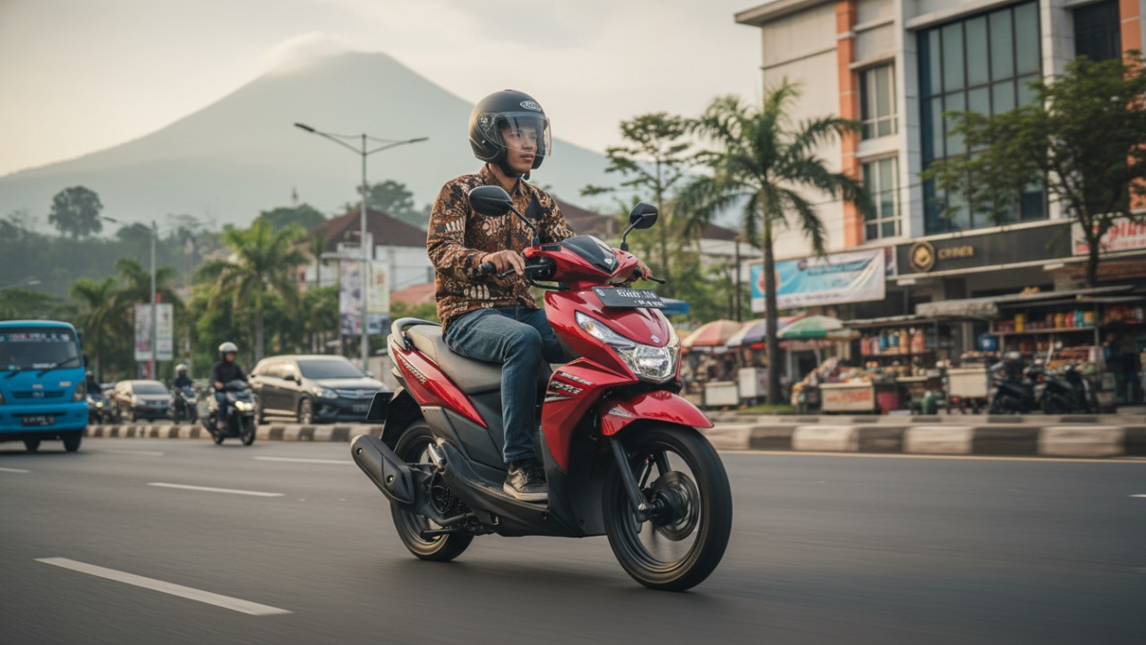 Yamaha Mio M3 tampilan ramping mendukung mobilitas harian.