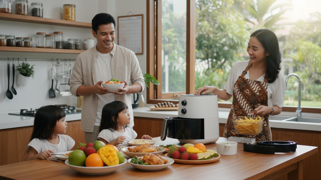 banyak rumah tangga mulai beralih ke air fryer modern