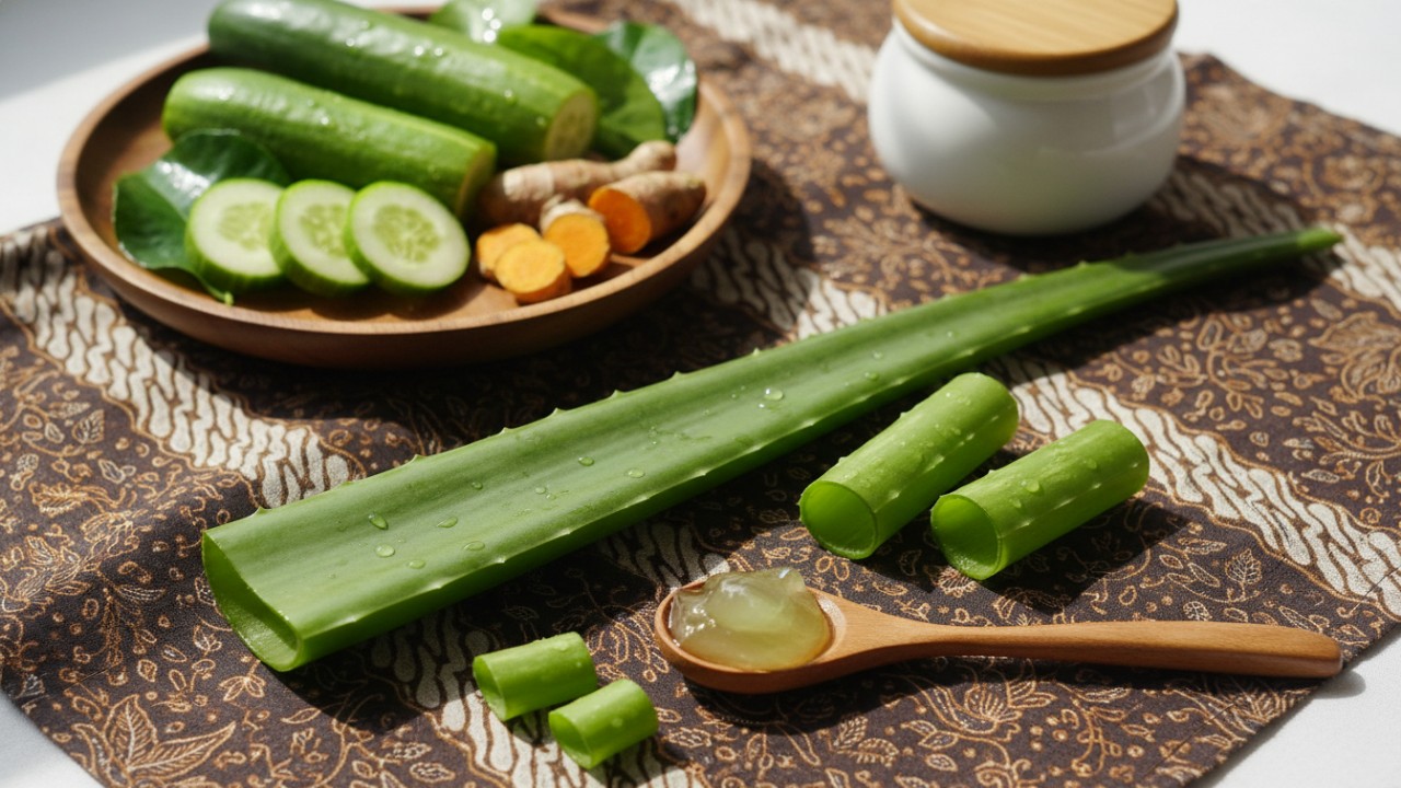 Aplikasi madu pada area bekas luka.