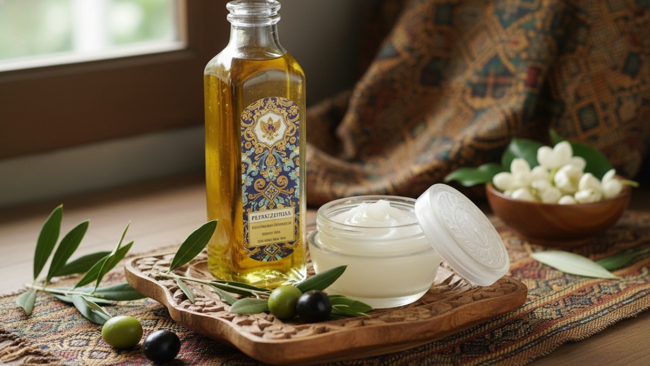 minyak zaitun dan petroleum jelly