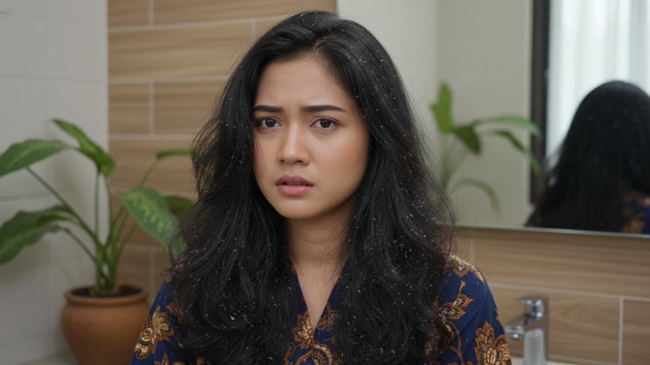 rambut berketombe