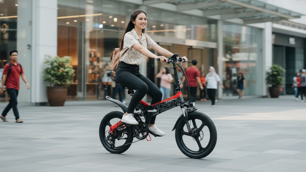 Lankeleisi Sepeda Listrik Lipat - G650