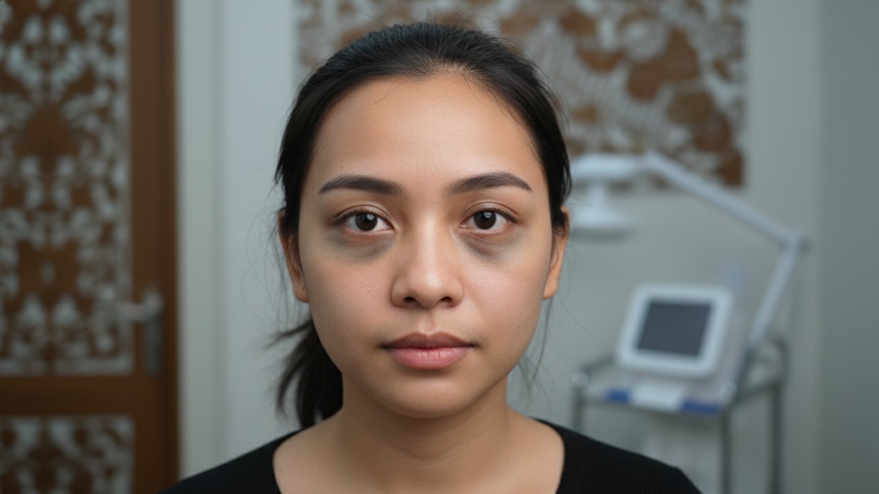 penumpukan lemak dan penipisan kulit memicu mata panda
