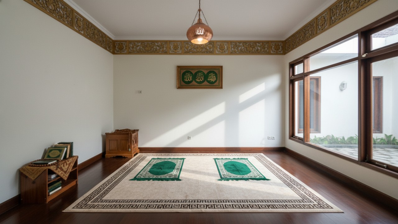 ruang sholat di dalam rumah