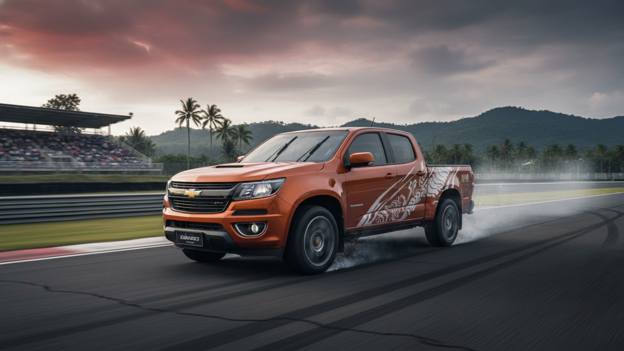Chevrolet Colorado sebagai pickup raksasa.