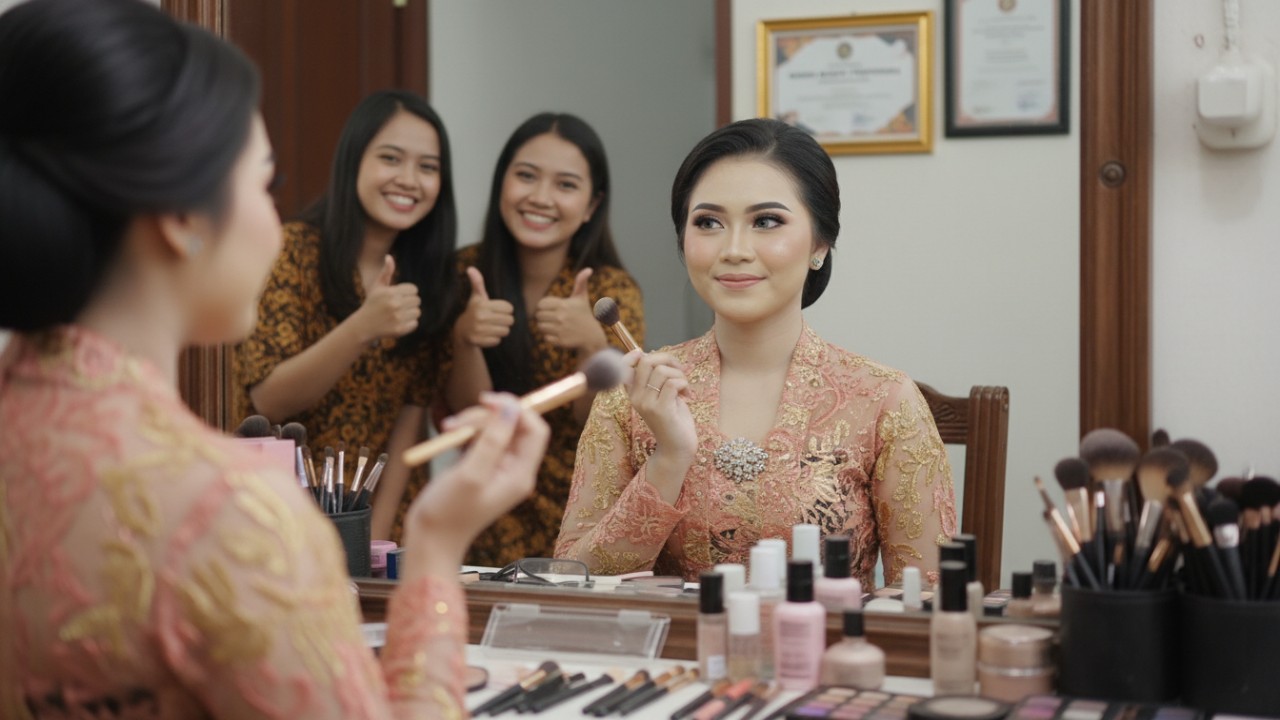 Proses belajar profesional dalam dunia makeup