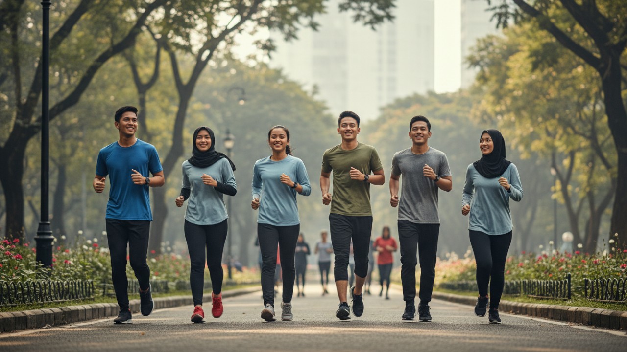 Olahraga bersama sebagai cara melawan rasa malas.