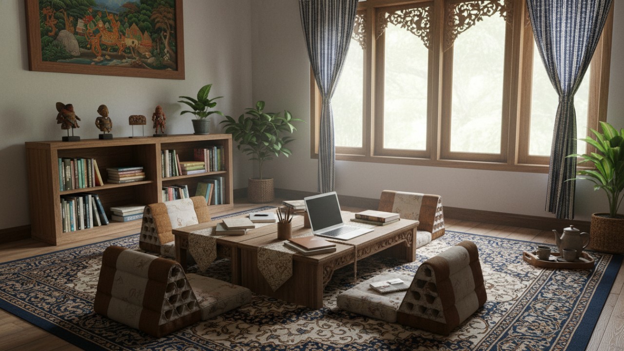 Ruang belajar lesehan