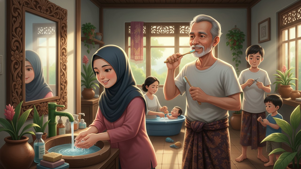 menjaga kebersihan tubuh