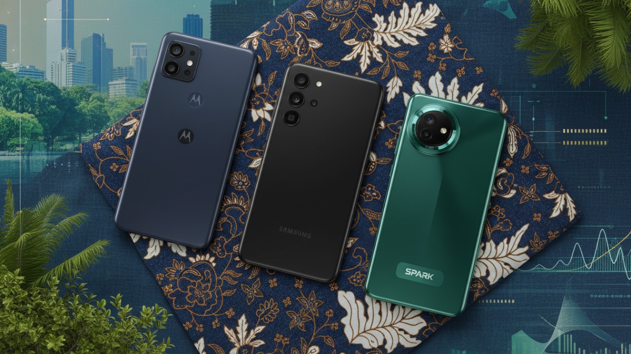 Visual pasar smartphone entry-level dengan spesifikasi naik kelas.