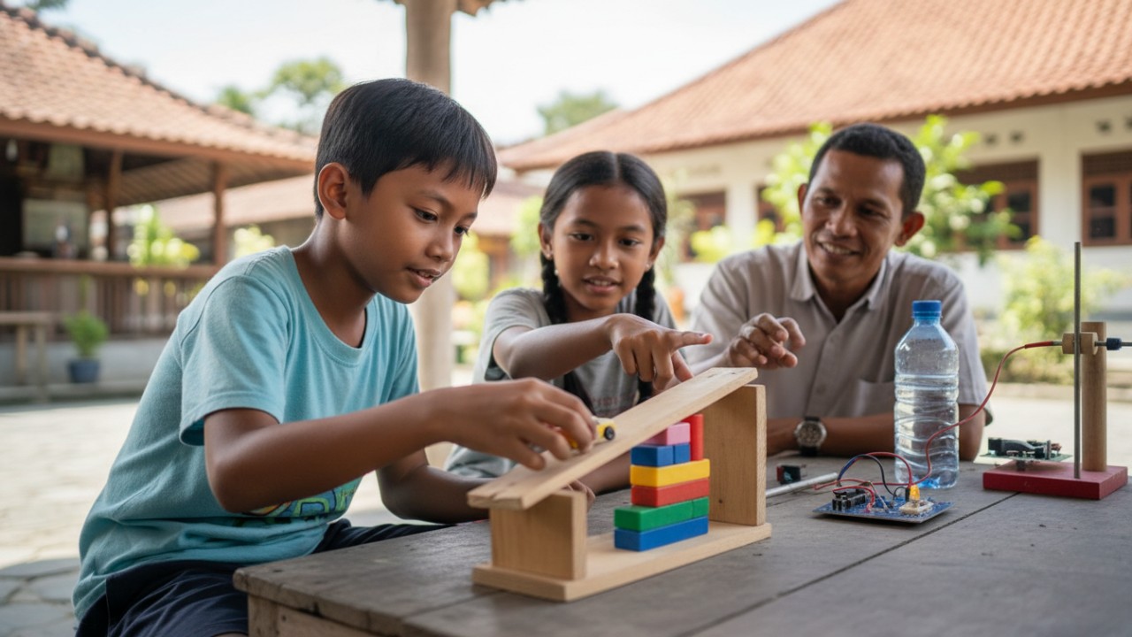 praktik langsung membuat anak lebih cepat paham